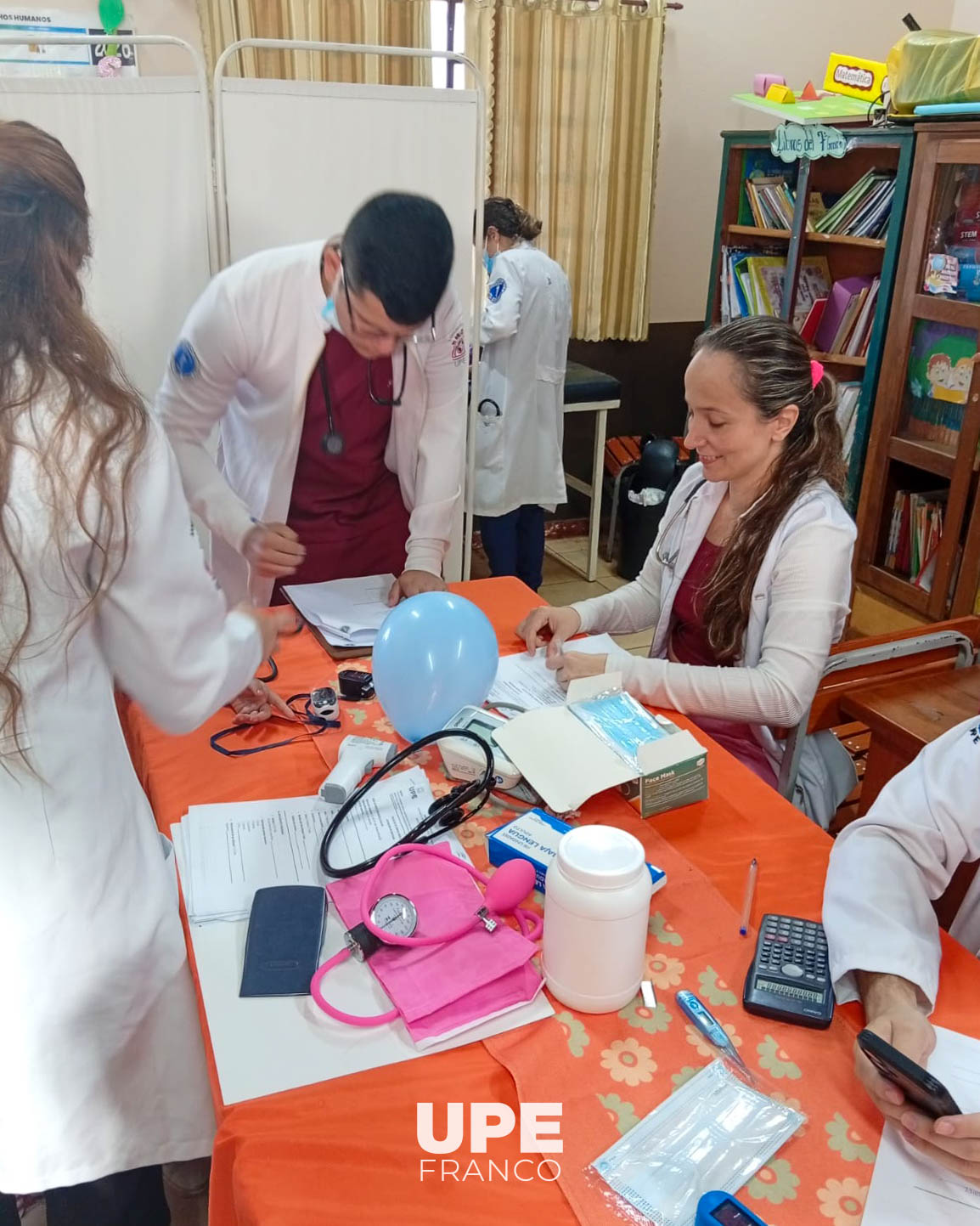 UPE FRANCO REALIZÓ JORNADA DE INSPECCIÓN MÉDICA EN EL BARRIO SAN SEBASTIÁN